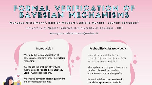 Formal Verification of Bayesian Mechanisms