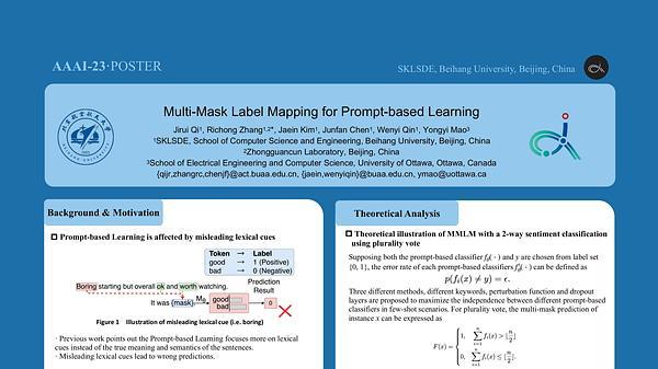 Multi-Mask Label Mapping for Prompt-based Learning