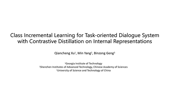 Class Incremental Learning for Task-Oriented Dialogue System with Contrastive Distillation on Internal Representations