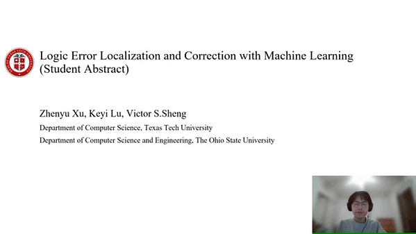 Logic Error Localization and Correction with Machine Learning (Student Abstract)