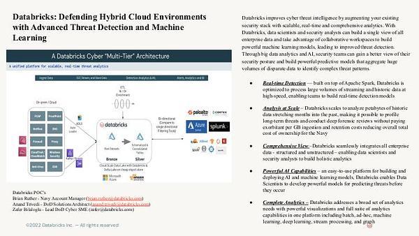 Databricks - Defending Hybrid Cloud Environments with Advanced Threat Detection through Machine Learning