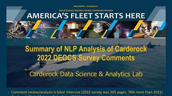 DEOCS Survey Response NLP Analysis