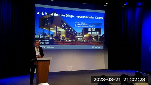 AI & ML at the San Diego Supercomputer Center (SDSC)