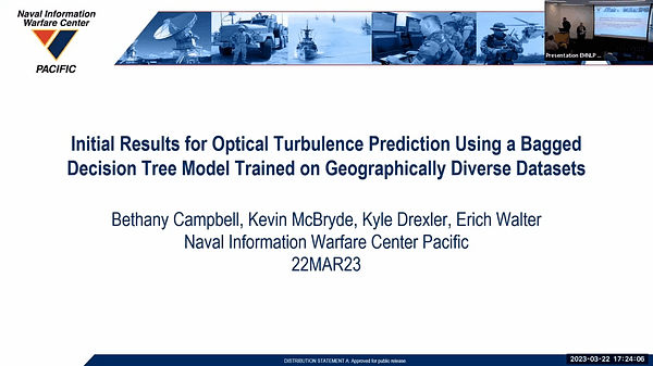 Initial Results for Optical Turbulence Prediction Using a Bagged Decision Tree Model Trained on Geographically Diverse Datasets