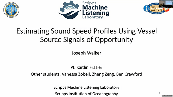 Estimating Sound Speed Profiles Using Vessel Source Signals of Opportunity