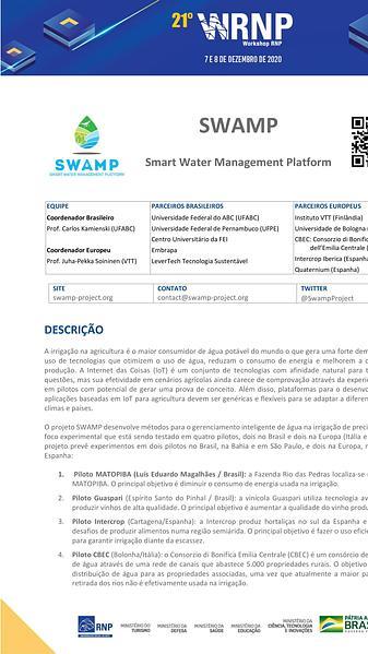 SWAMP: Smart Water Management Platform