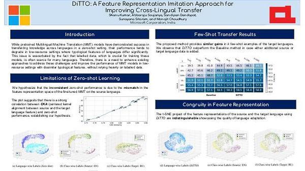 DiTTO: A Feature Representation Imitation Approach for Improving Cross-Lingual Transfer