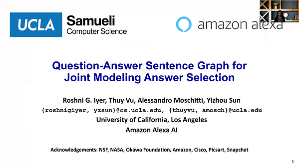 Question-Answer Sentence Graph for Joint Modeling Answer Selection