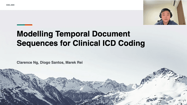 Modelling Temporal Document Sequences for Clinical ICD Coding