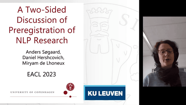 A Two-Sided Discussion of Preregistration of NLP Research