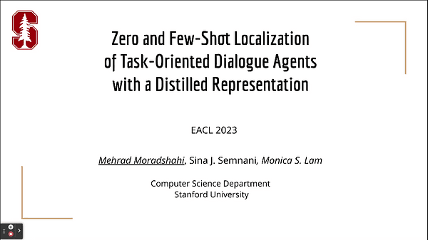 Zero and Few-Shot Localization of Task-Oriented Dialogue Agents with a Distilled Representation