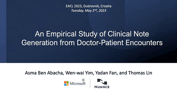 An Empirical Study of Clinical Note Generation from Doctor-Patient Encounters