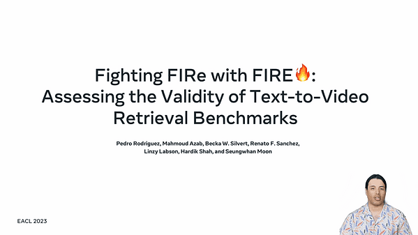 Fighting FIRe with FIRE: Assessing the Validity of Text-to-Video Retrieval Benchmarks