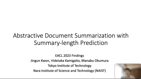 Abstractive Document Summarization with Summary-length Prediction