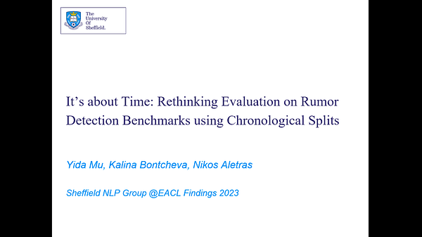 It's about Time: Rethinking Evaluation on Rumor Detection Benchmarks using Chronological Splits