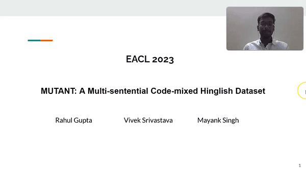 MUTANT: A Multi-sentential Code-mixed Hinglish Dataset