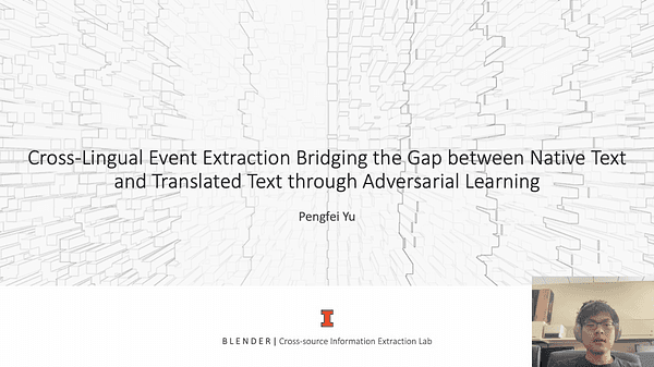 Bridging the Gap between Native Text and Translated Text through Adversarial Learning: A Case Study on Cross-Lingual Event Extraction