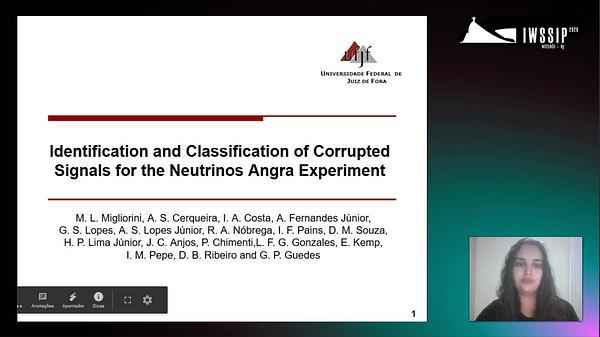 Identification and Classification of Corrupted Signals for the Neutrinos Angra Experiment