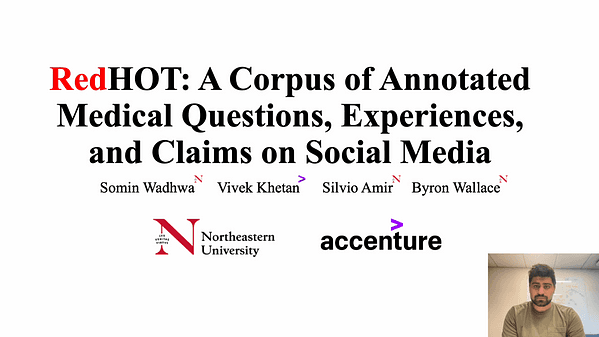 RedHOT: A Corpus of Annotated Medical Questions, Experiences, and Claims on Social Media