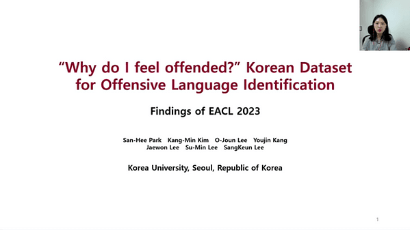 ``Why do I feel offended?'' - Korean Dataset for Offensive Language Identification