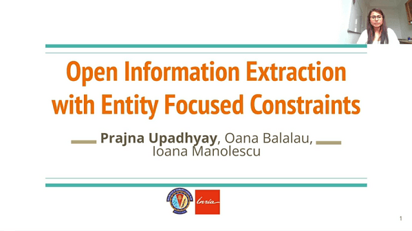 Open Information Extraction with Entity Focused Constraints