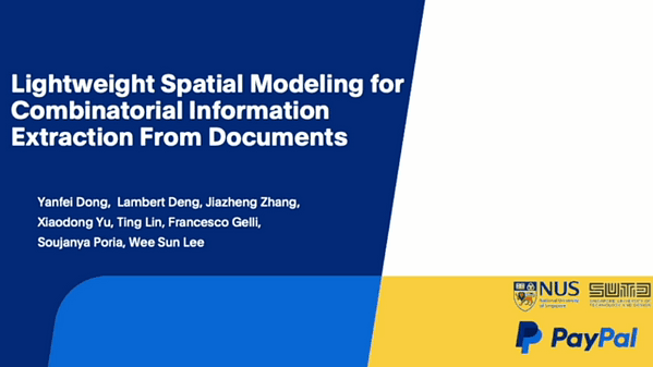 Lightweight Spatial Modeling for Combinatorial Information Extraction From Documents