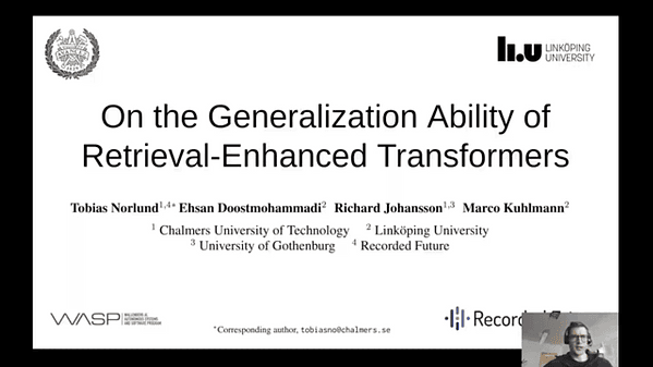 On the Generalization Ability of Retrieval-Enhanced Transformers