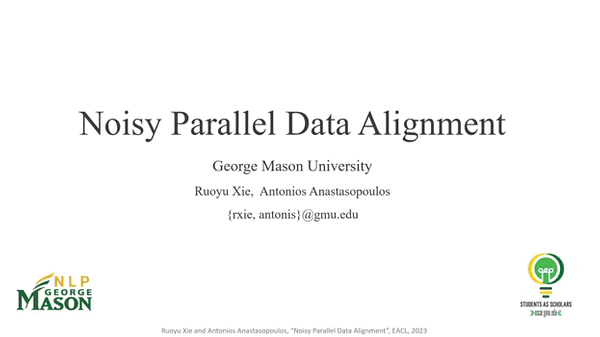 Noisy Parallel Data Alignment