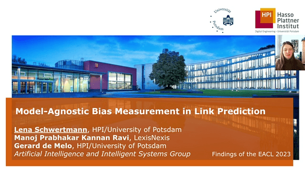 Model-Agnostic Bias Measurement in Link Prediction