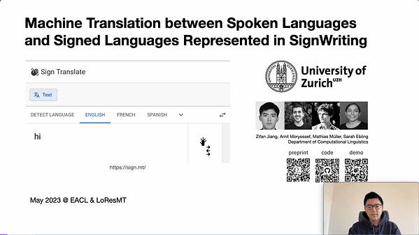 Machine Translation between Spoken Languages and Signed Languages Represented in SignWriting