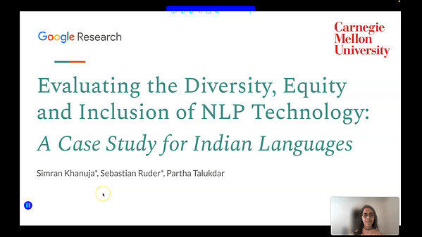 Evaluating the Diversity, Equity and Inclusion of NLP Technology: A Case Study for Indian Languages