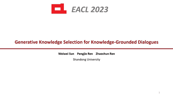 Generative Knowledge Selection for Knowledge-Grounded Dialogues