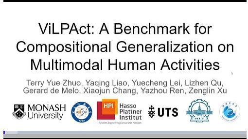 ViLPAct: A Benchmark for Compositional Generalization on Multimodal Human Activities