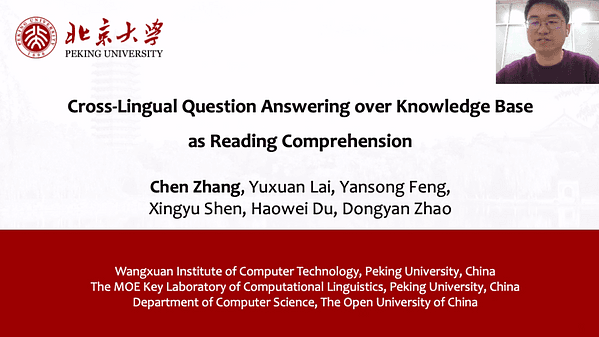 Cross-Lingual Question Answering over Knowledge Base as Reading Comprehension