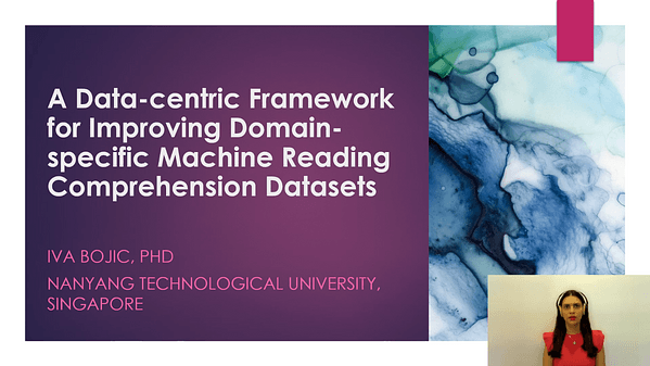 A Data-centric Framework for Improving Domain-specific Machine Reading Comprehension Datasets