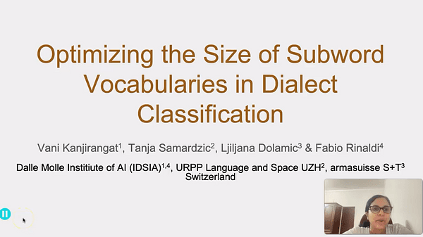 Optimizing the Size of Subword Vocabularies in Dialect Classification