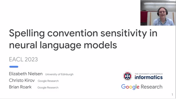 Spelling convention sensitivity in neural language models