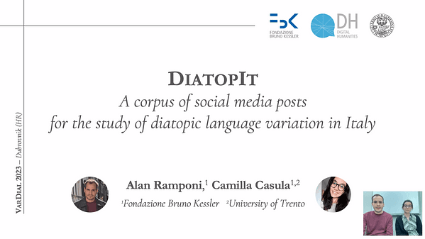 DiatopIt: A Corpus of Social Media Posts for the Study of Diatopic Language Vari- ation in Italy