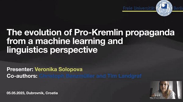 The Evolution of Pro-Kremlin Propaganda From a Machine Learning and Linguistics Perspective