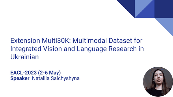 Extension Multi30K: Multimodal Dataset for Integrated Vision and Language Research in Ukrainian