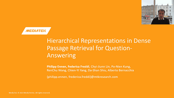 Hierarchical Representations in Dense Passage Retrieval for Question-Answering