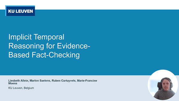 Implicit Temporal Reasoning for Evidence-Based Fact-Checking