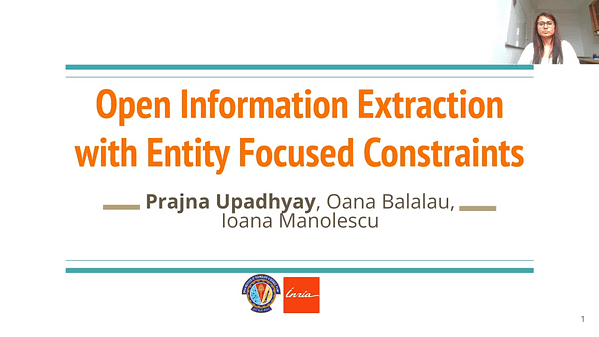 Open Information Extraction with Entity Focused Constraints