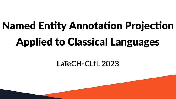 Named Entity Annotation Projection Applied to Classical Languages