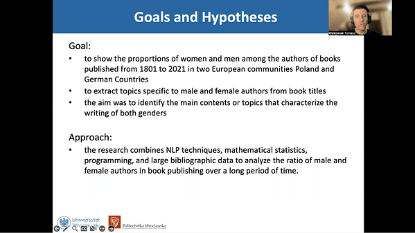 Large Bibliographies as a Source of Data for the Humanities – NLP in the Analysis of Gender of Book Authors in German Countries and in Poland (1801-2021)