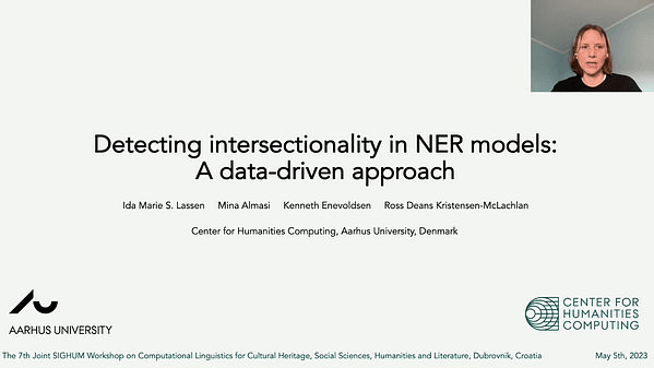 Detecting intersectionality in NER models: A data-driven approach