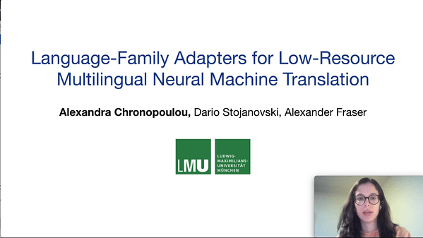 Language-Family Adapters for Low-Resource Multilingual Neural Machine Translation