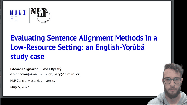 Evaluating Sentence Alignment Methods in a Low-Resource Setting: An English-YorùBá Study Case