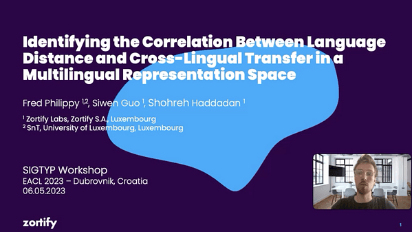 Identifying the Correlation Between Language Distance and Cross-Lingual Transfer in a Multilingual Representation Space