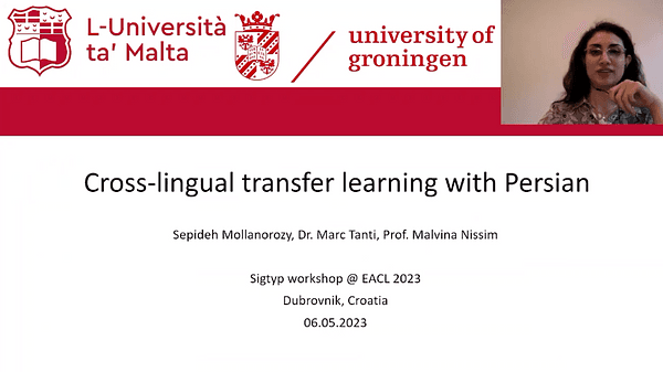 Cross-lingual Transfer Learning with Persian